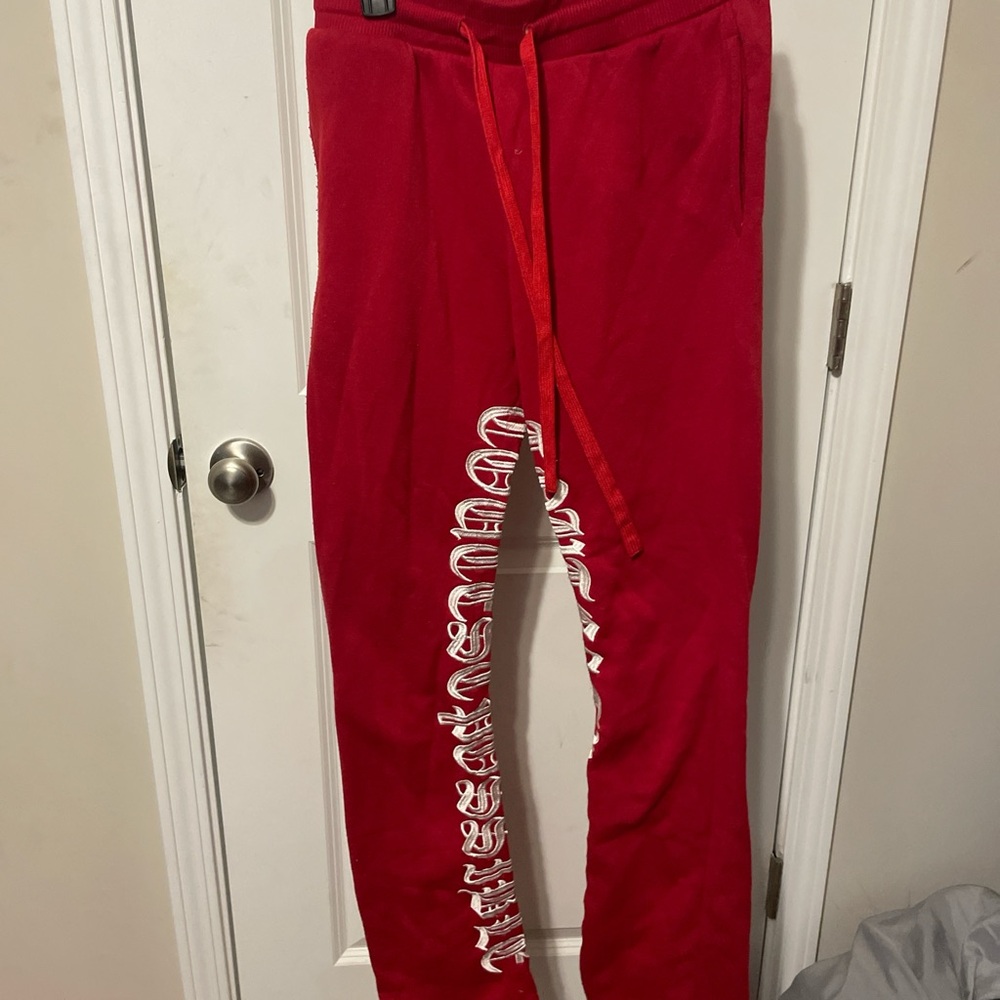 Red Kids Joggers